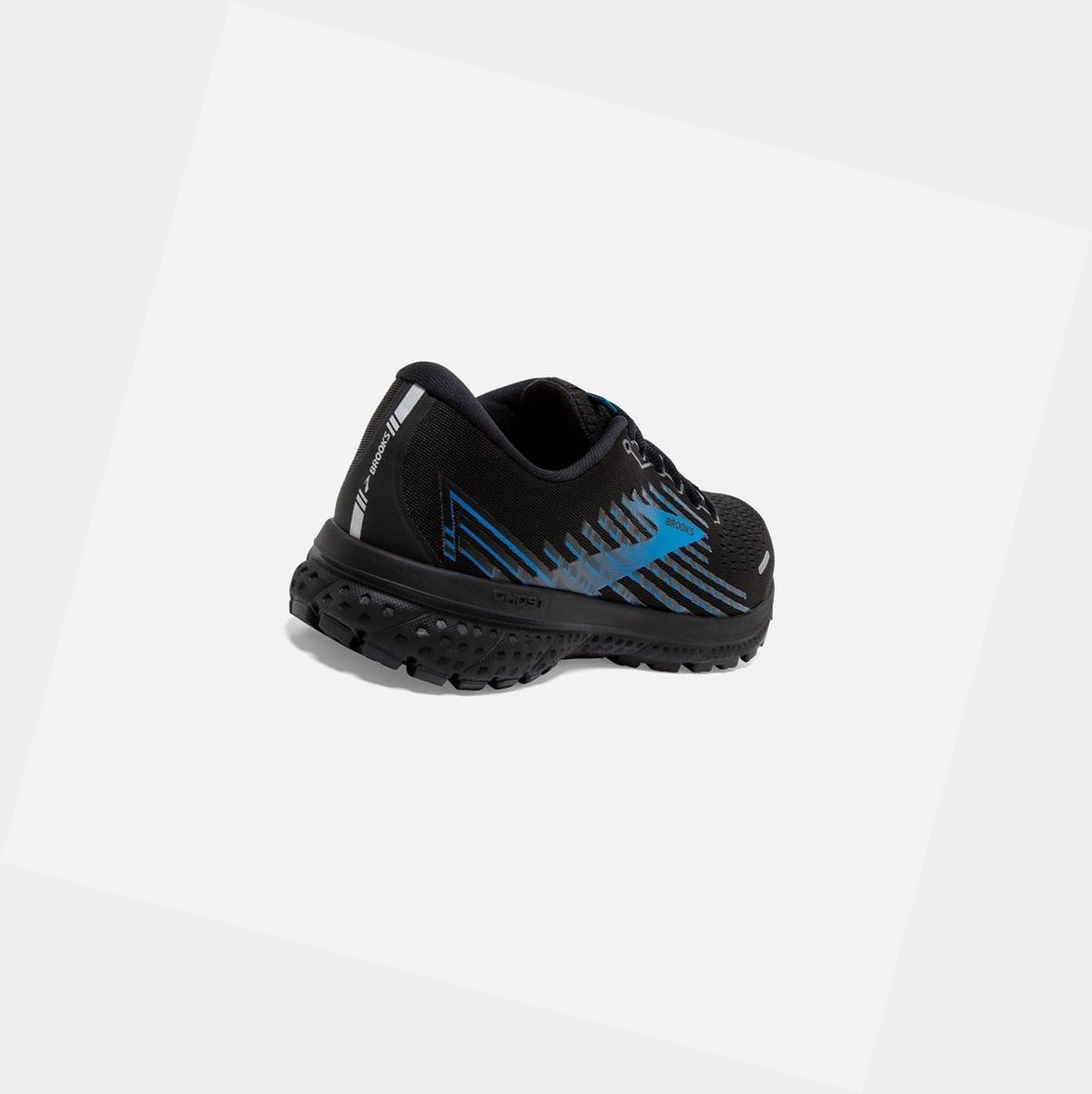 Scarpe Running Strada Uomo Brooks Ghost 13 GTX Nere Grigie Blu | MOPLRH-214