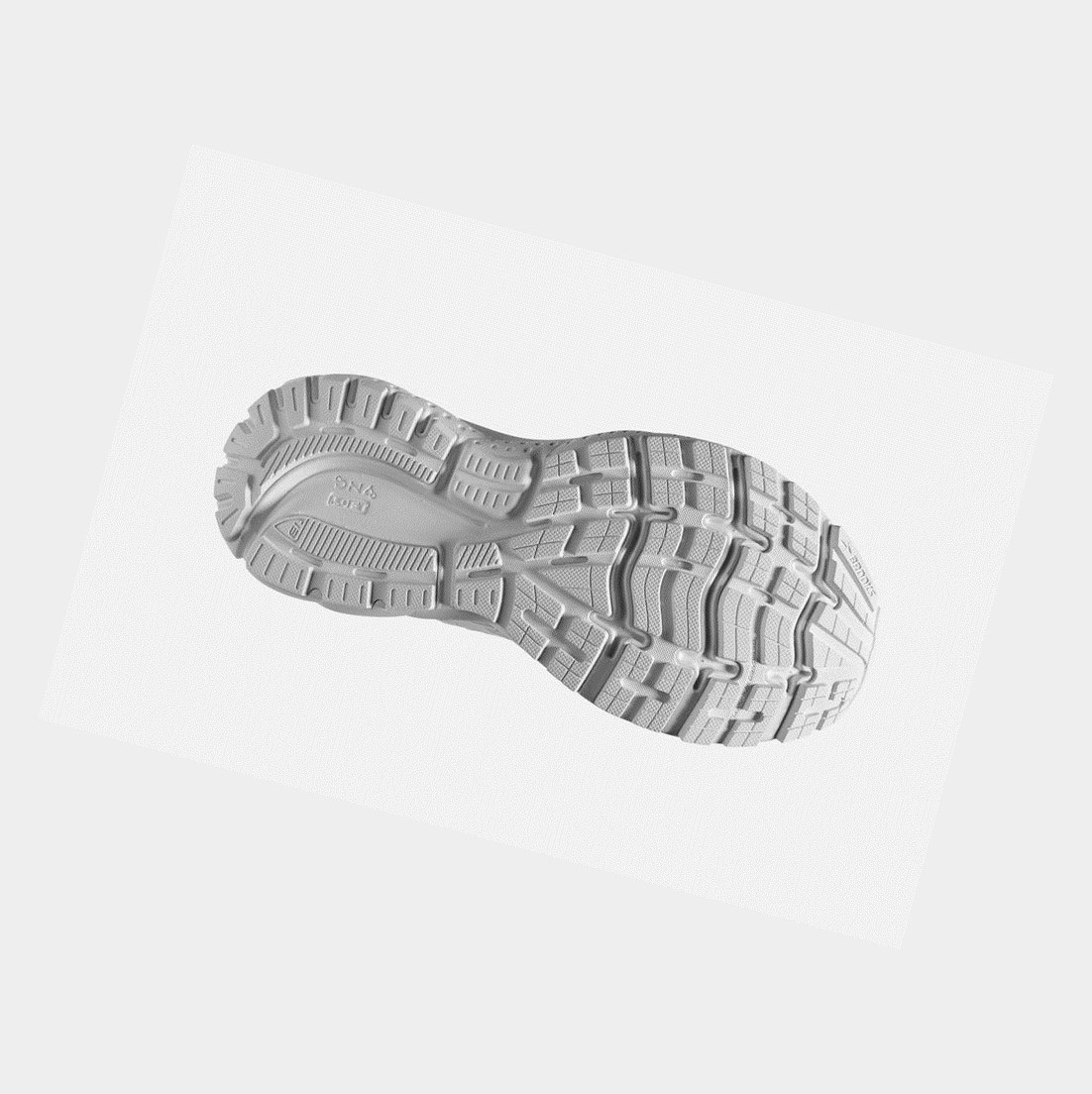 Scarpe Running Strada Uomo Brooks Ghost 13 Bianche Bianche | VKCQOD-605