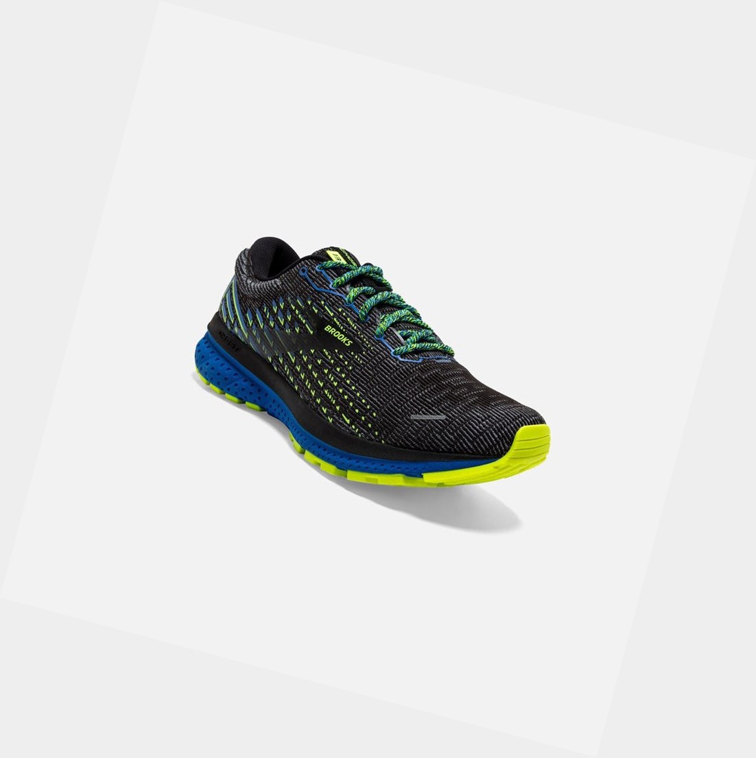 Scarpe Running Strada Uomo Brooks Ghost 13 Nere Blu | WJXTZU-306