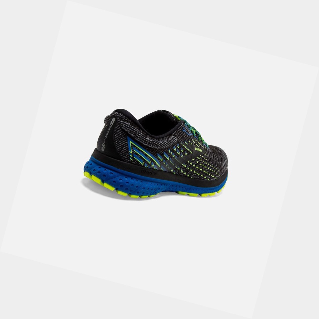Scarpe Running Strada Uomo Brooks Ghost 13 Nere Blu | WJXTZU-306