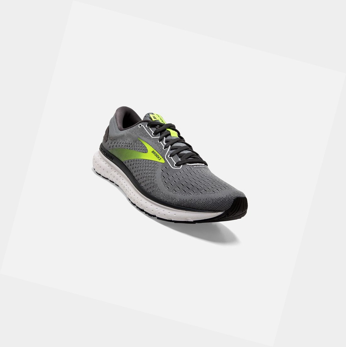 Scarpe Running Strada Uomo Brooks Glycerin 18 Grigie | EKBNAU-268