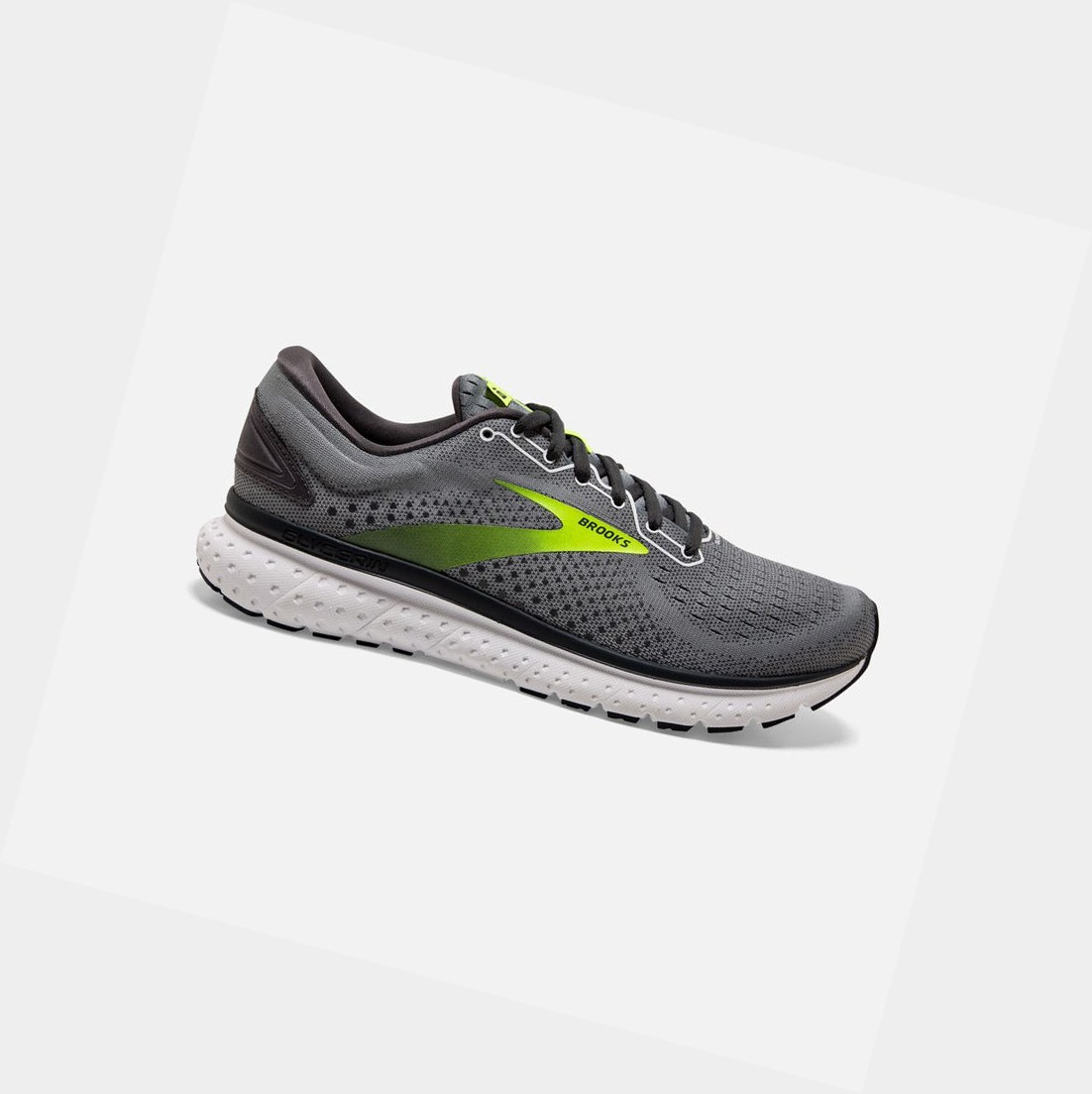 Scarpe Running Strada Uomo Brooks Glycerin 18 Grigie | EKBNAU-268