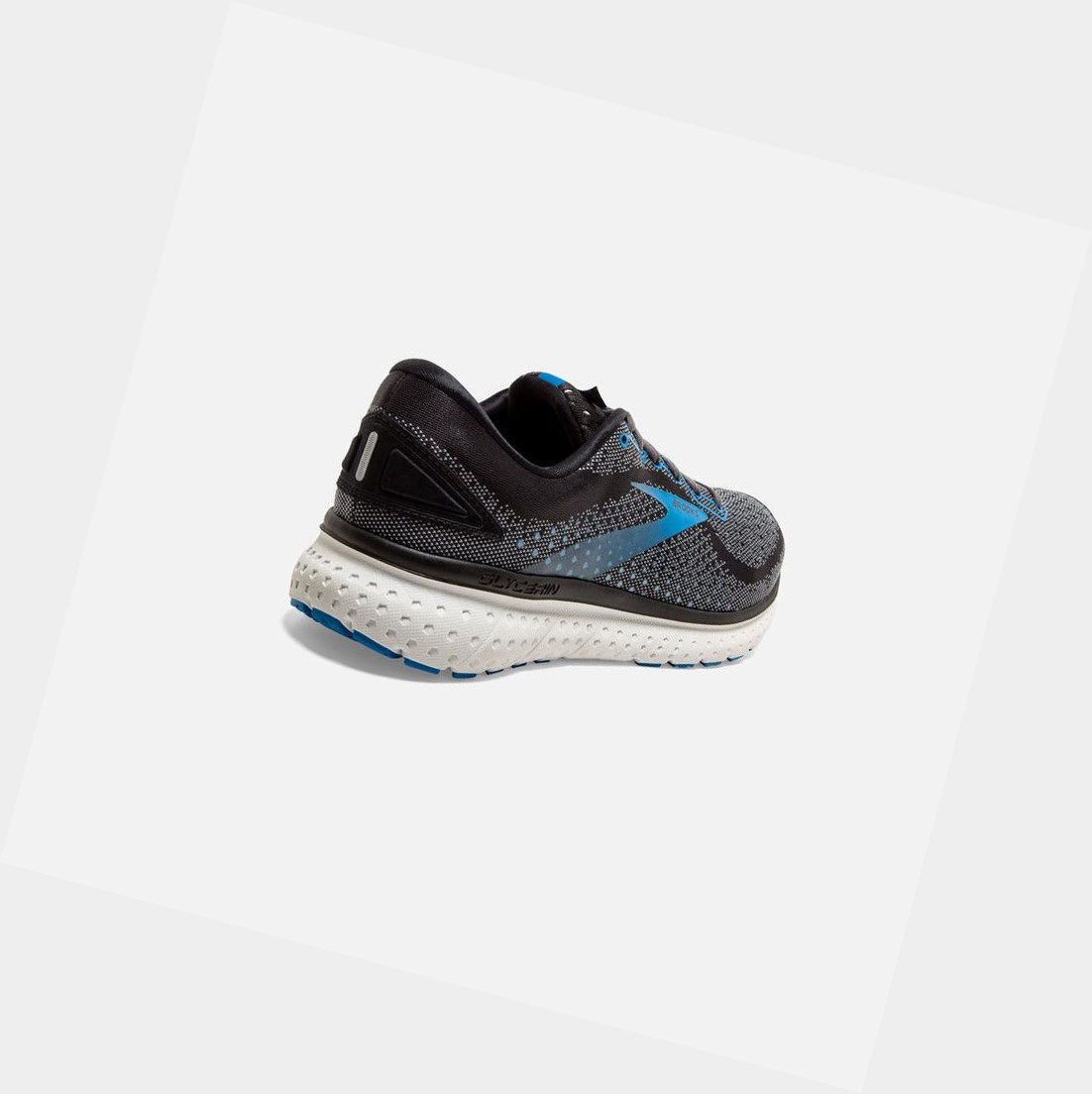 Scarpe Running Strada Uomo Brooks Glycerin 18 Nere Blu | GIDWPL-384