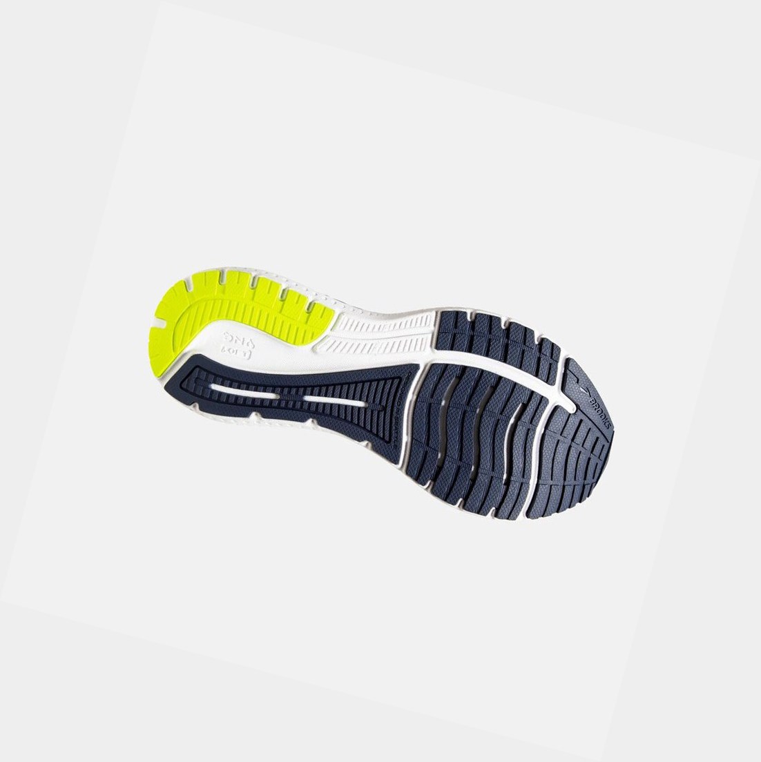 Scarpe Running Strada Uomo Brooks Glycerin GTS 19 Blu Marino Blu | LIVGNM-495