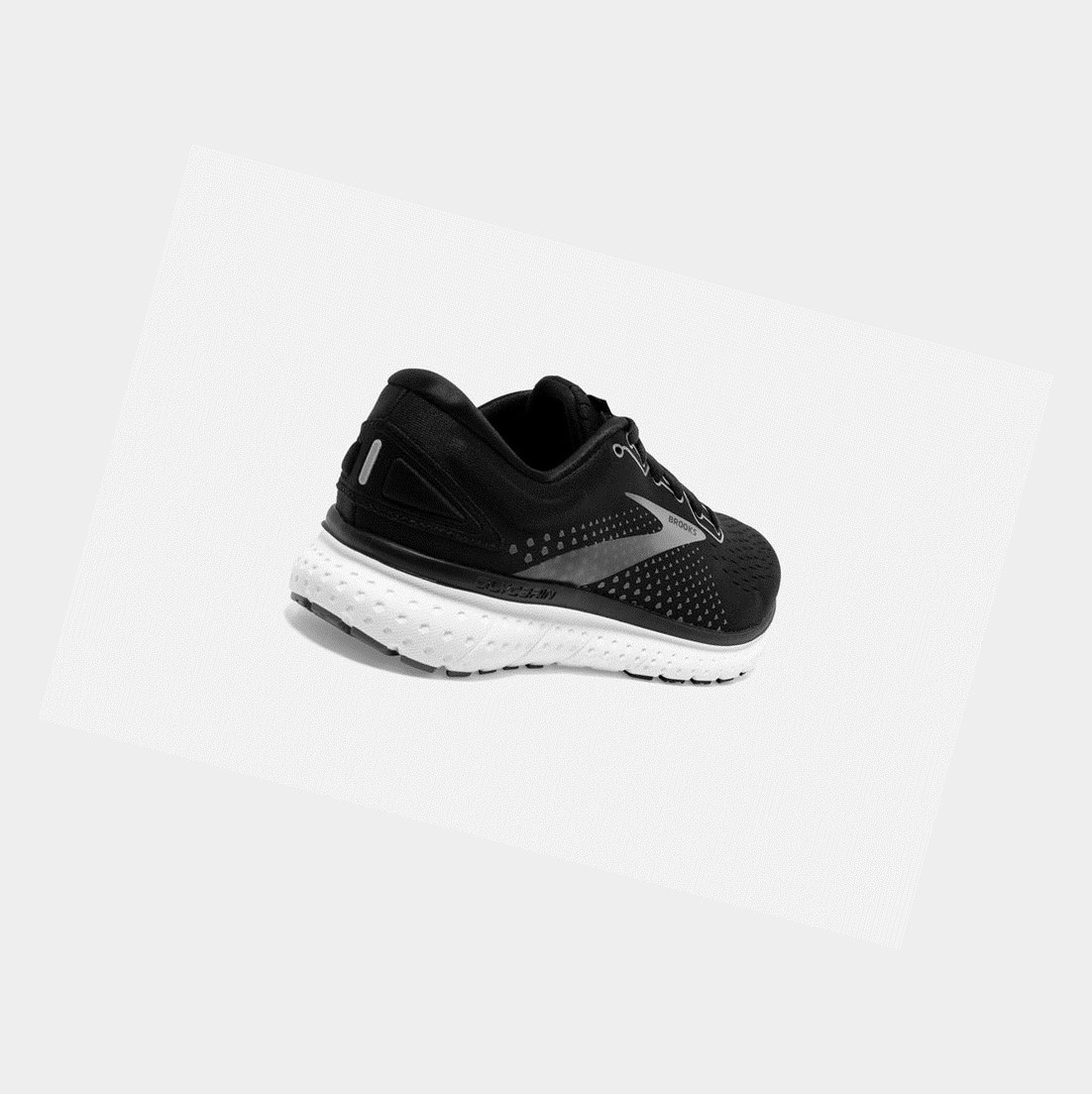 Scarpe Running Strada Uomo Brooks Glycerin 18 Nere Bianche | ODEFGN-702