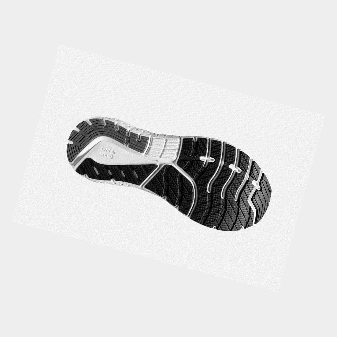 Scarpe Running Strada Uomo Brooks Glycerin 18 Nere Bianche | ODEFGN-702