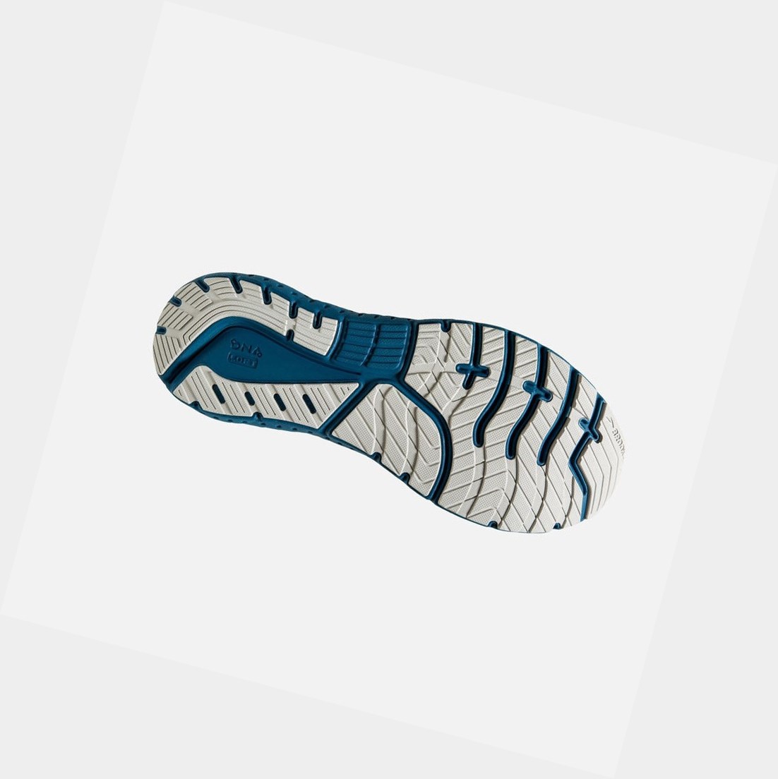 Scarpe Running Strada Uomo Brooks Glycerin 18 Bianche Grigie | OLNIGK-341