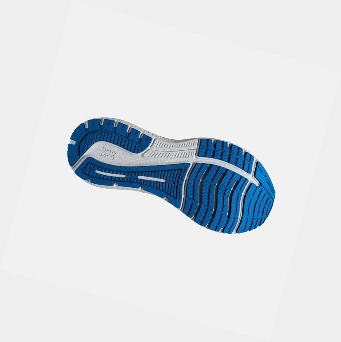 Scarpe Running Strada Uomo Brooks Glycerin GTS 19 Grigie Blu Scuro | RNAUHB-984