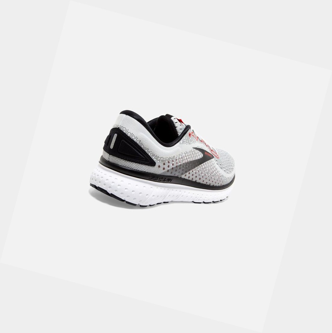 Scarpe Running Strada Uomo Brooks Glycerin 18 Grigie Nere Rosse | VZEDAL-263