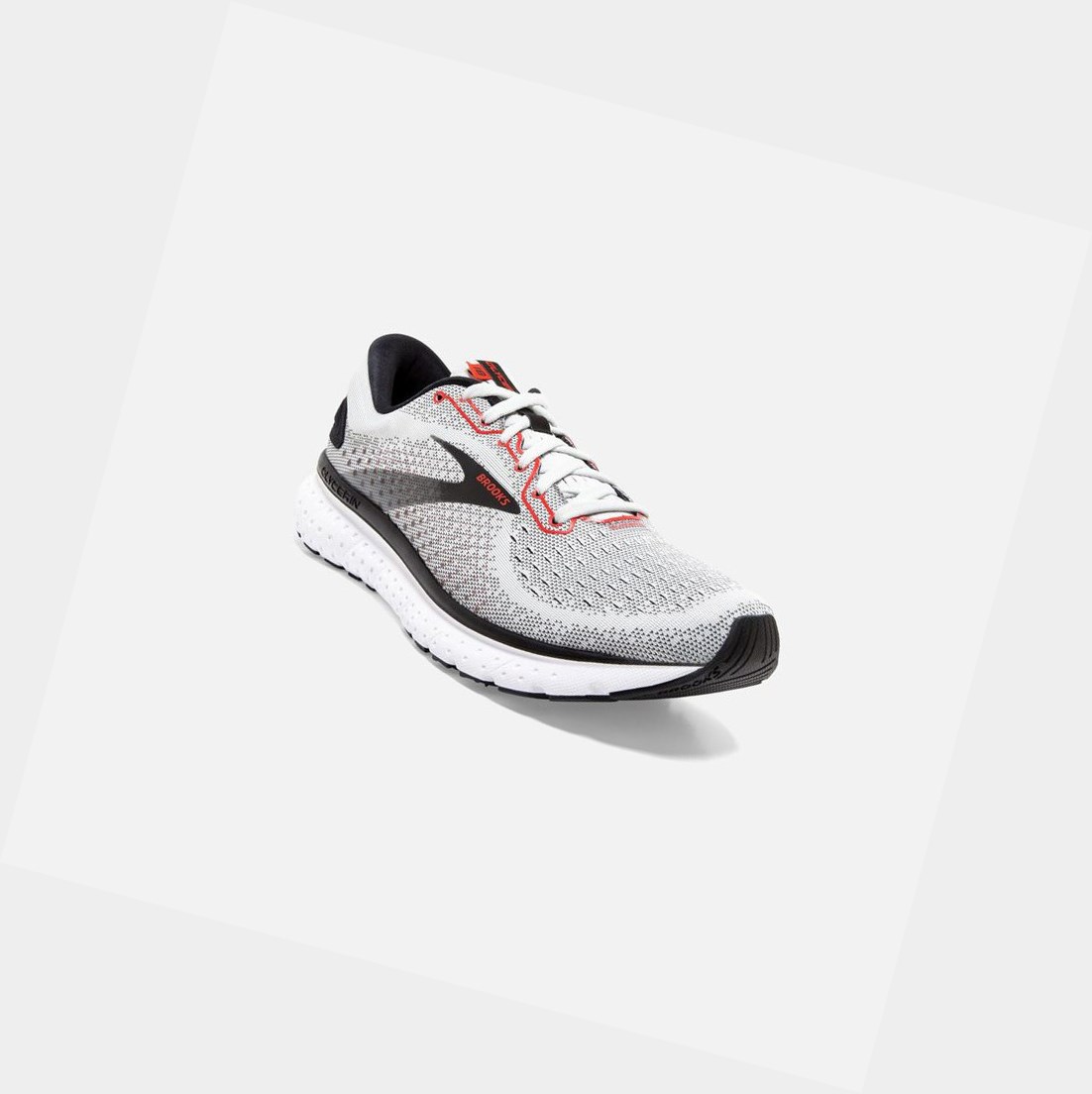 Scarpe Running Strada Uomo Brooks Glycerin 18 Grigie Nere Rosse | VZEDAL-263