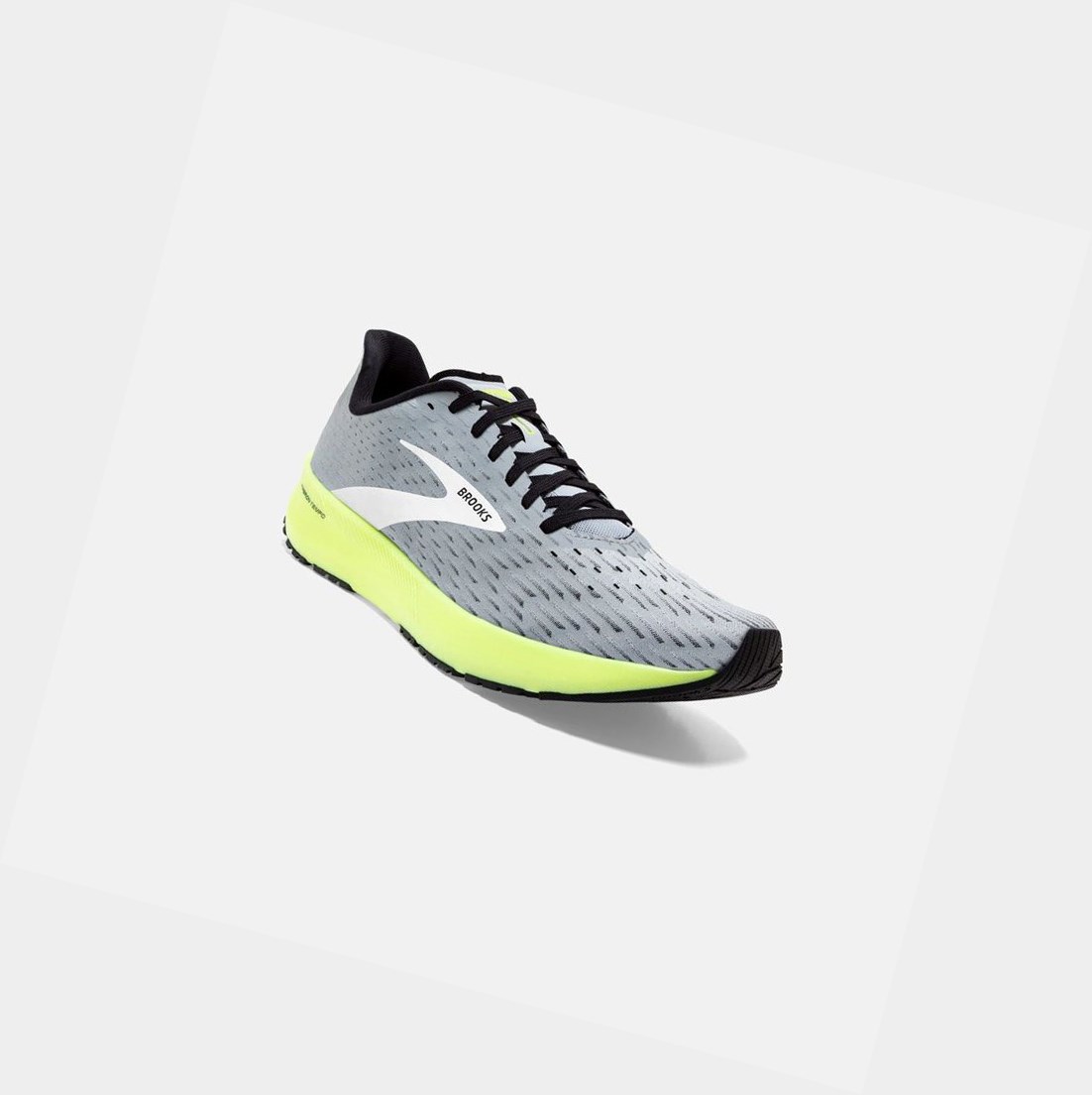 Scarpe Running Strada Uomo Brooks Hyperion Tempo Grigie Nere | UTGYBZ-052