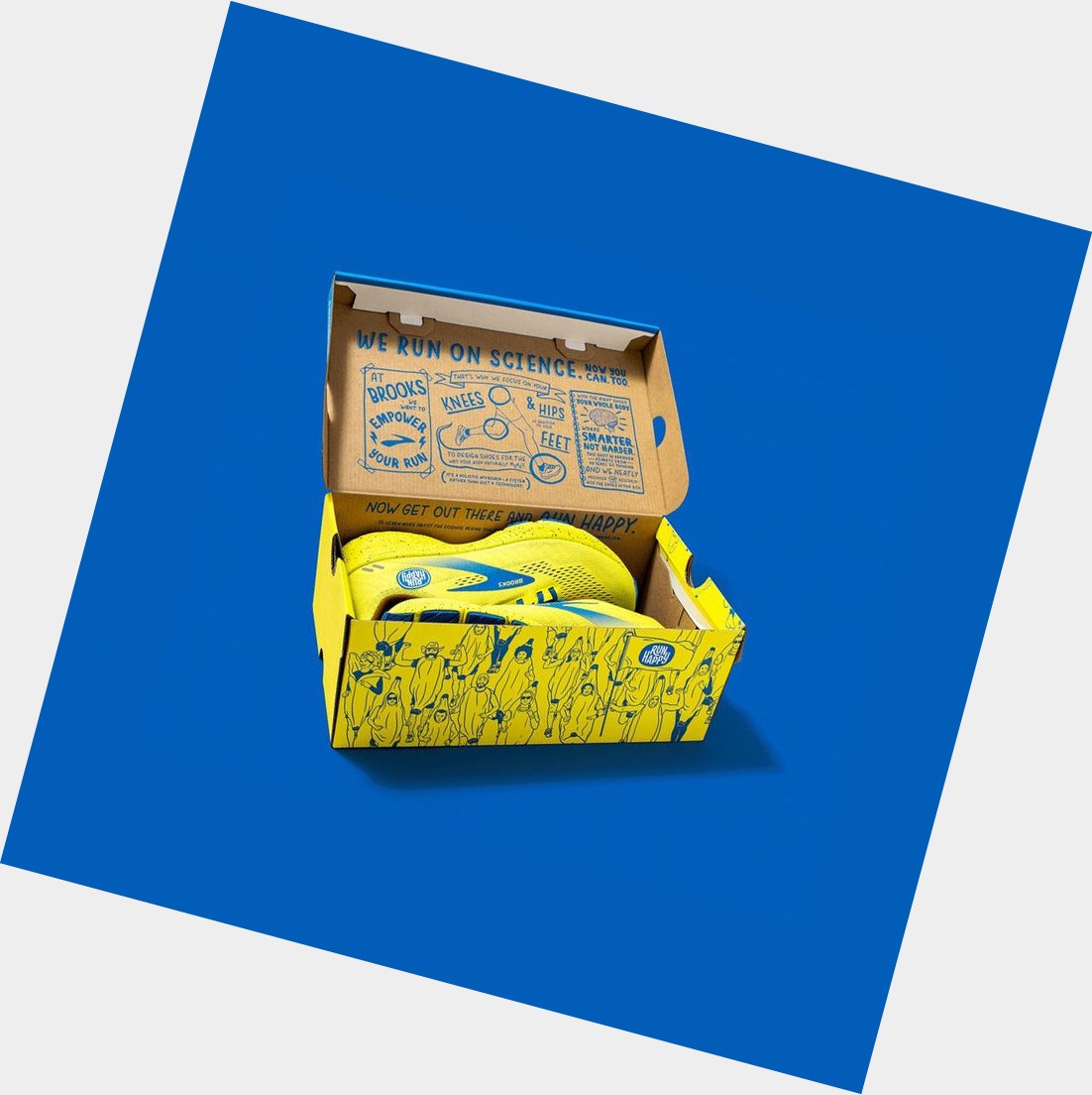 Scarpe Running Strada Uomo Brooks Launch 8 Blu | BOXZKL-439