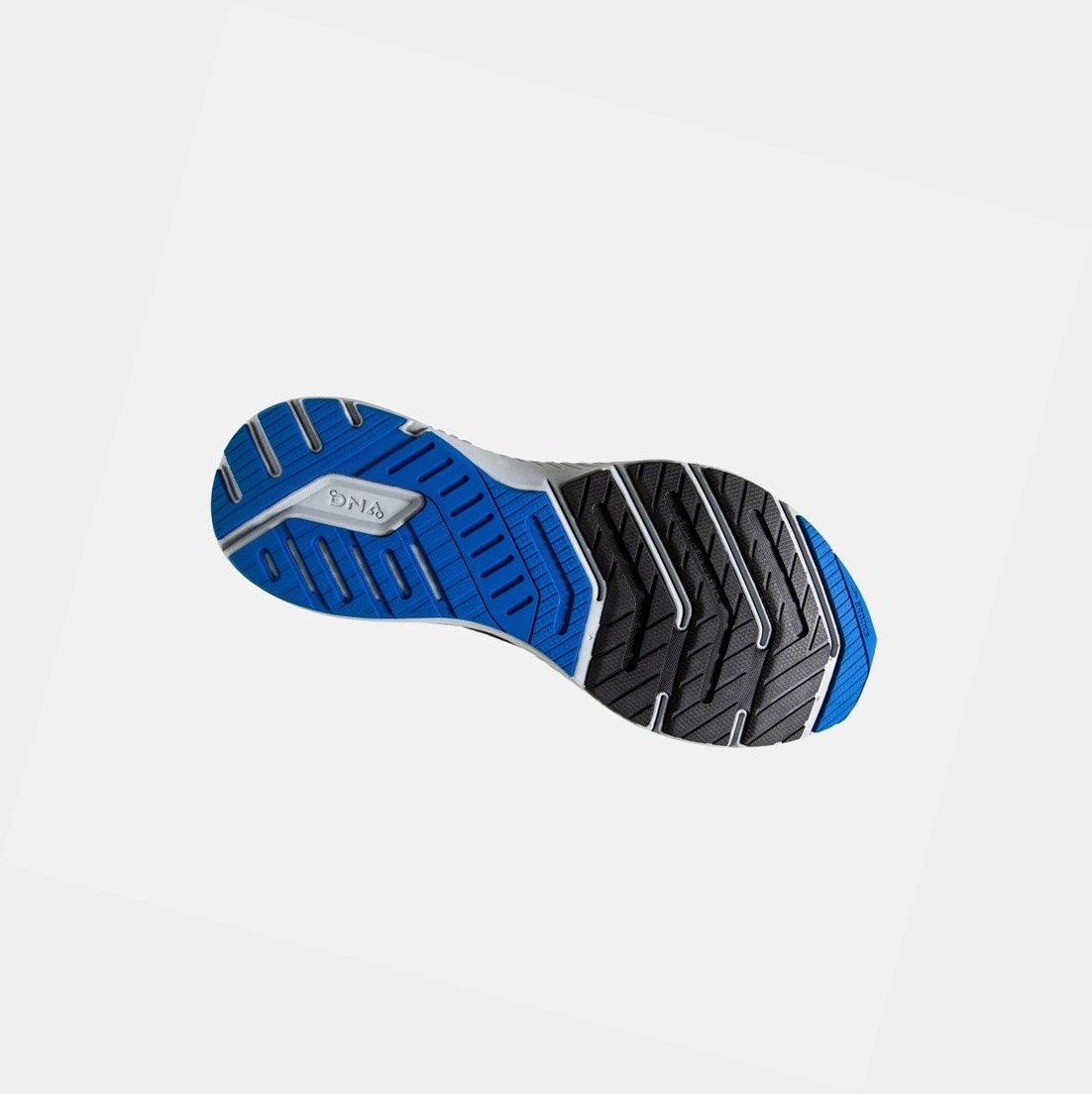 Scarpe Running Strada Uomo Brooks Launch GTS 8 Nere Grigie Blu | CKSXMG-847