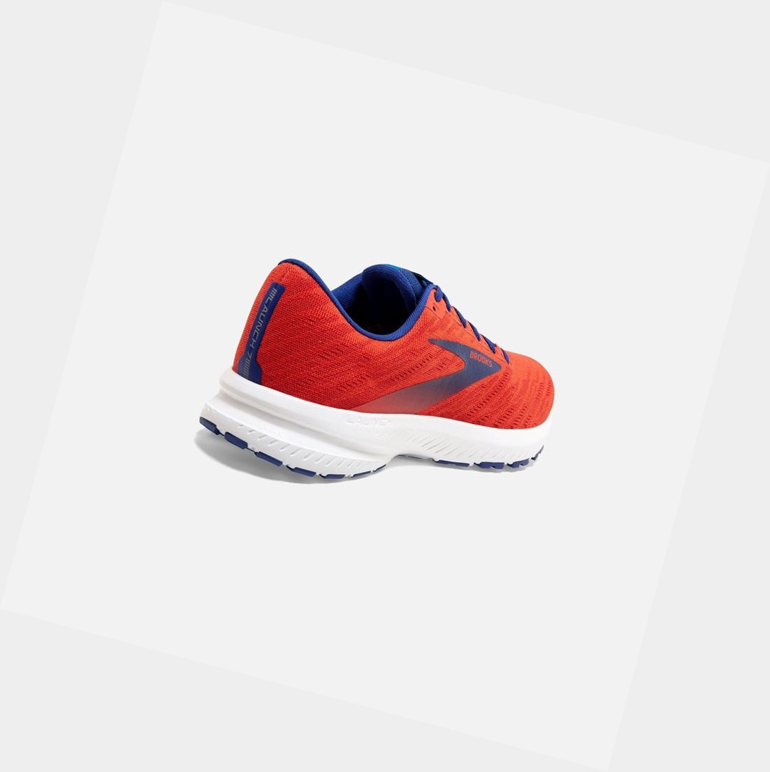 Scarpe Running Strada Uomo Brooks Launch 7 Rosse | ENHSWM-972