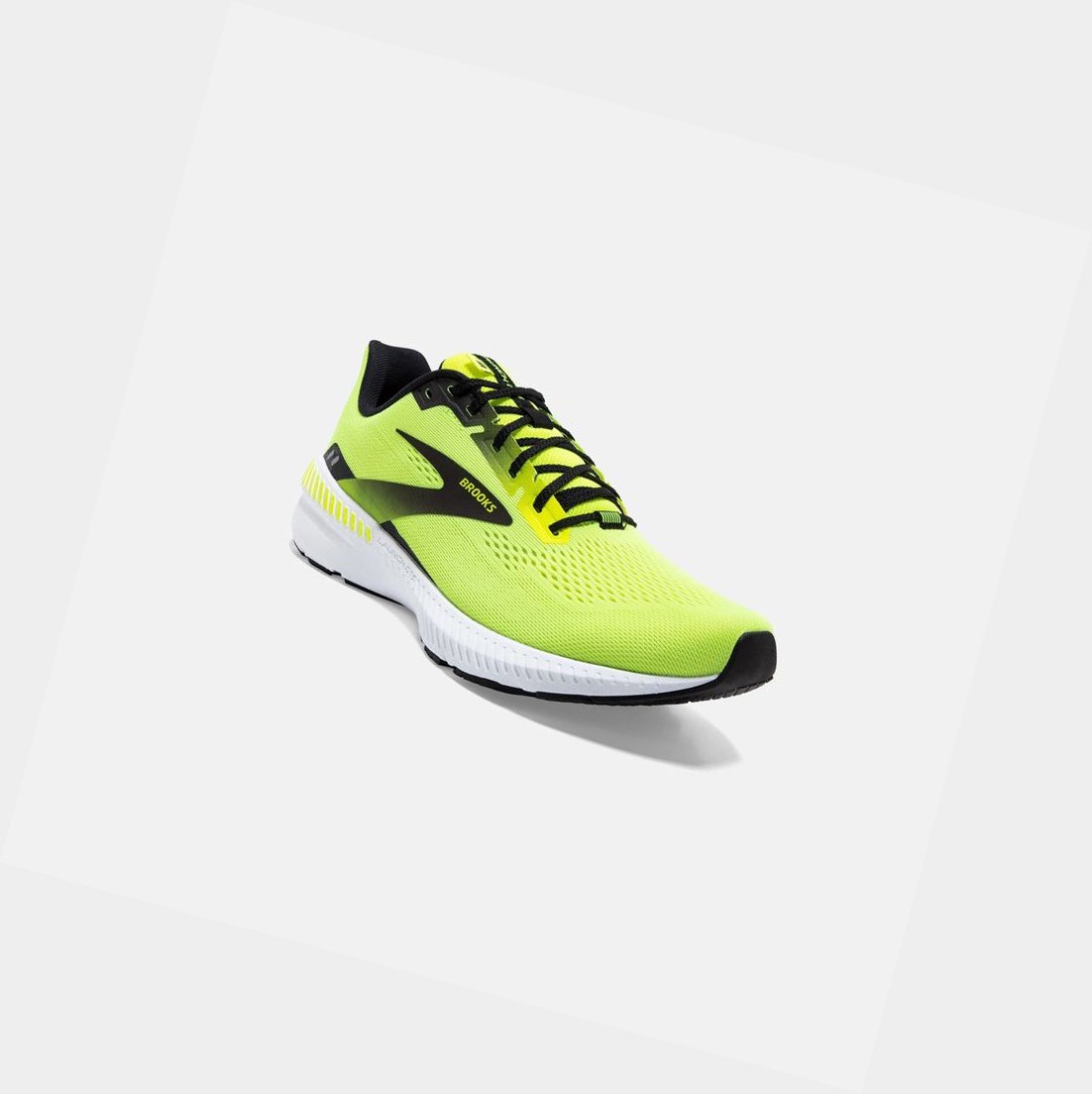 Scarpe Running Strada Uomo Brooks Launch GTS 8 Nere Bianche | GNCWTA-527