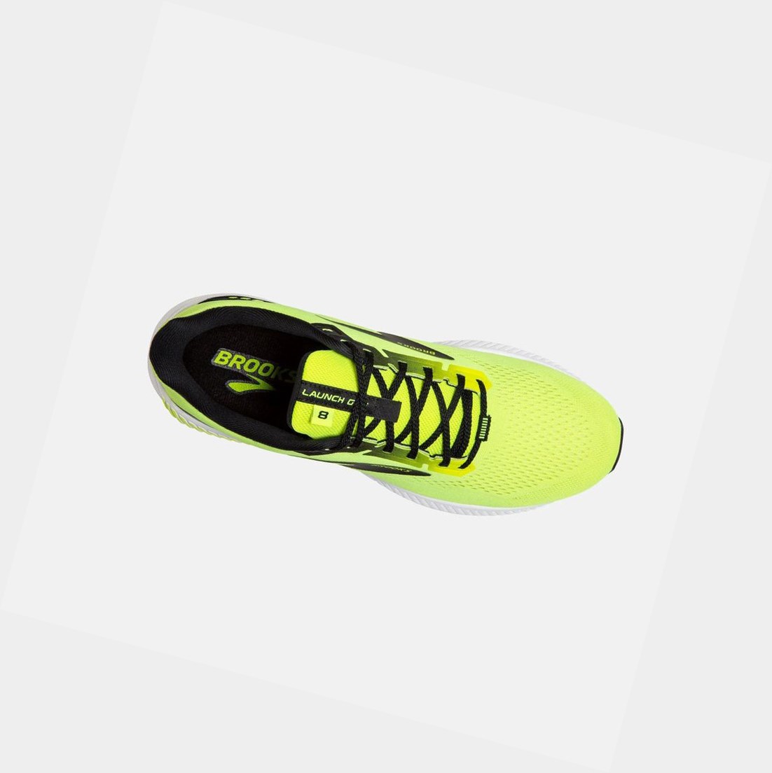 Scarpe Running Strada Uomo Brooks Launch GTS 8 Nere Bianche | GNCWTA-527
