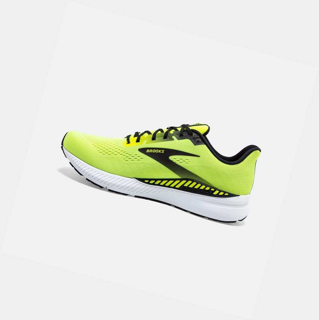 Scarpe Running Strada Uomo Brooks Launch GTS 8 Nere Bianche | GNCWTA-527