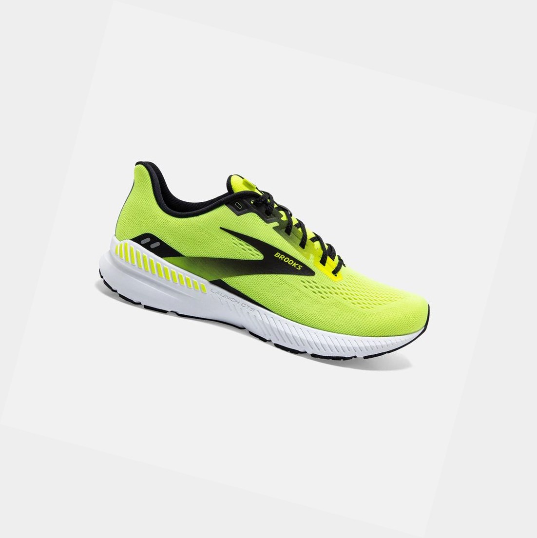 Scarpe Running Strada Uomo Brooks Launch GTS 8 Nere Bianche | GNCWTA-527