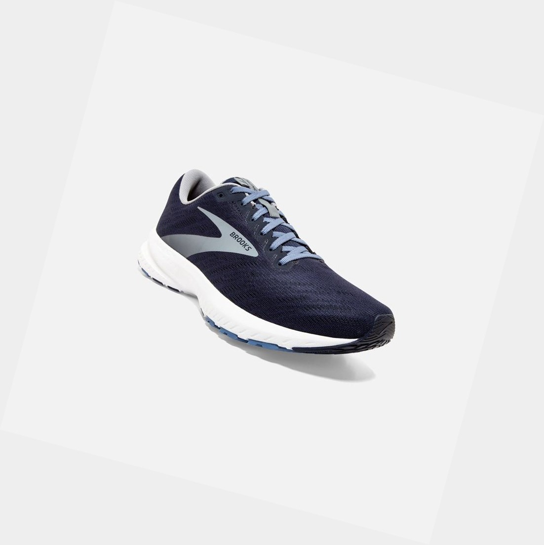 Scarpe Running Strada Uomo Brooks Launch 7 Grigie Bianche | MXHVDB-746
