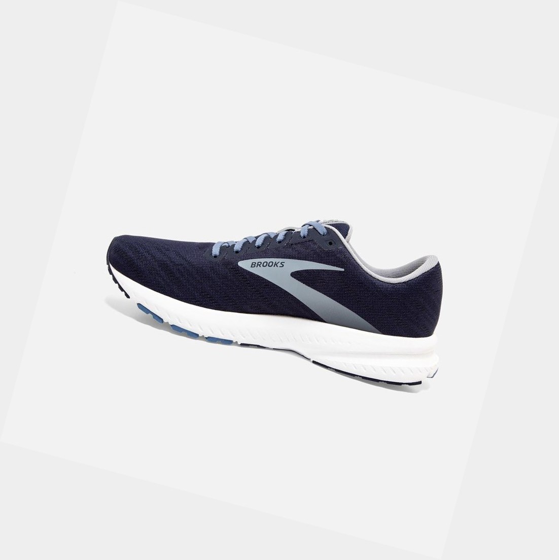 Scarpe Running Strada Uomo Brooks Launch 7 Grigie Bianche | MXHVDB-746