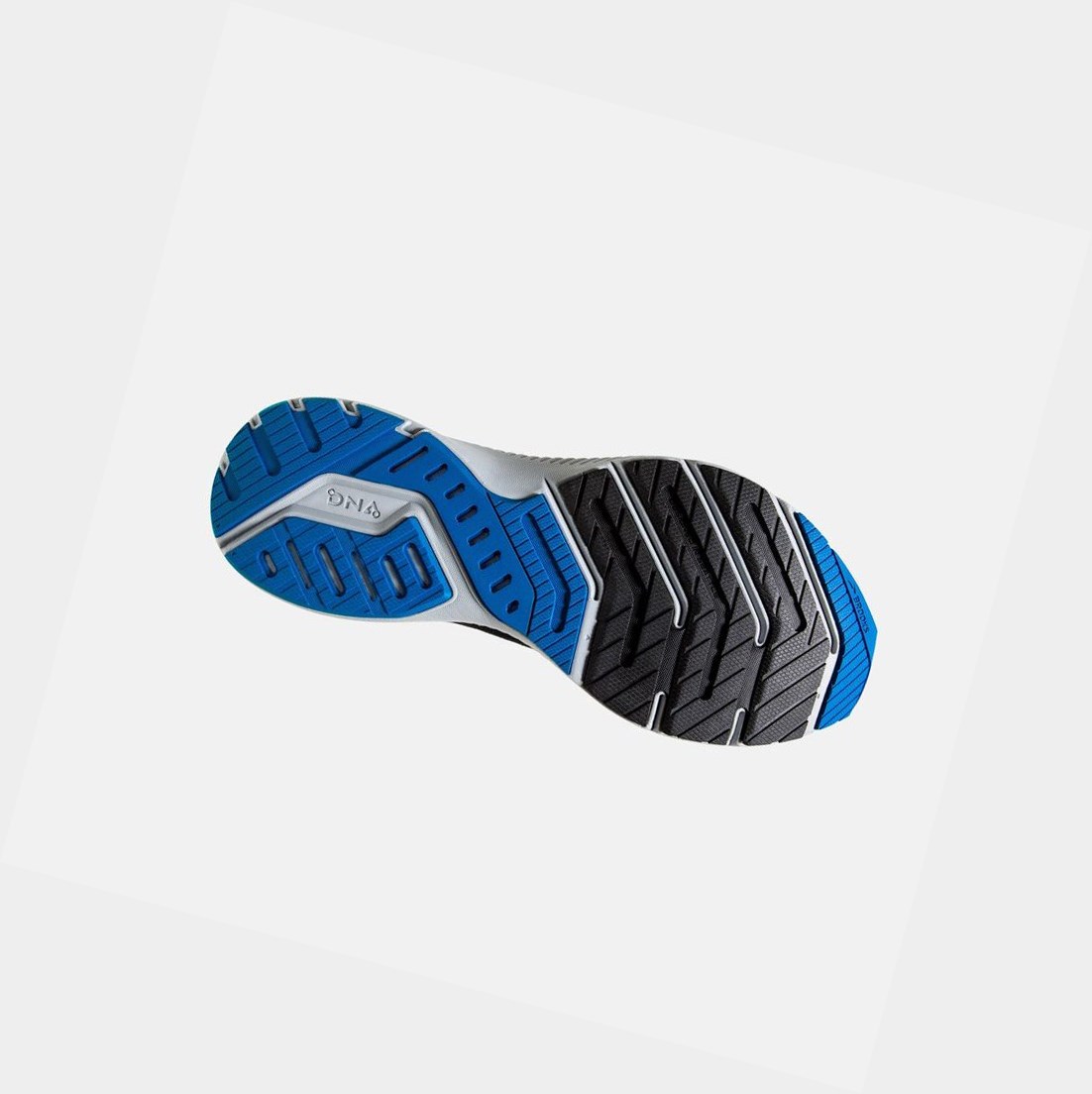 Scarpe Running Strada Uomo Brooks Launch 8 Nere Grigie Blu | OMBKXH-504