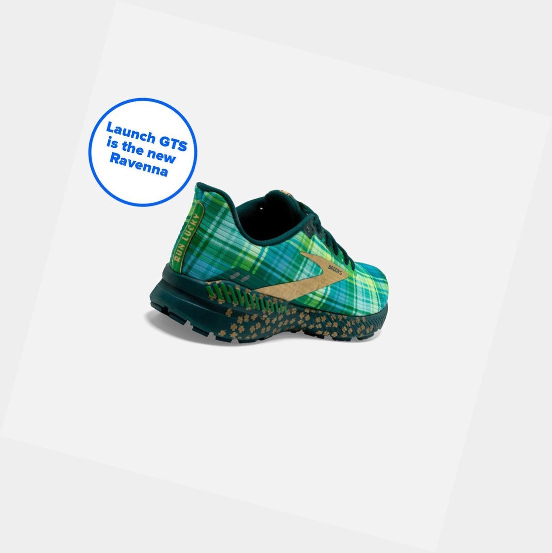 Scarpe Running Strada Uomo Brooks Launch GTS 8 Verdi Oro Corallo | QBJEMH-743