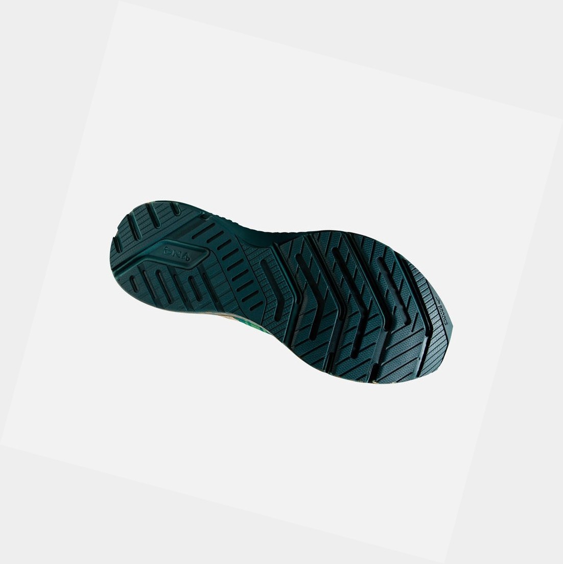 Scarpe Running Strada Uomo Brooks Launch GTS 8 Verdi Oro Corallo | QBJEMH-743