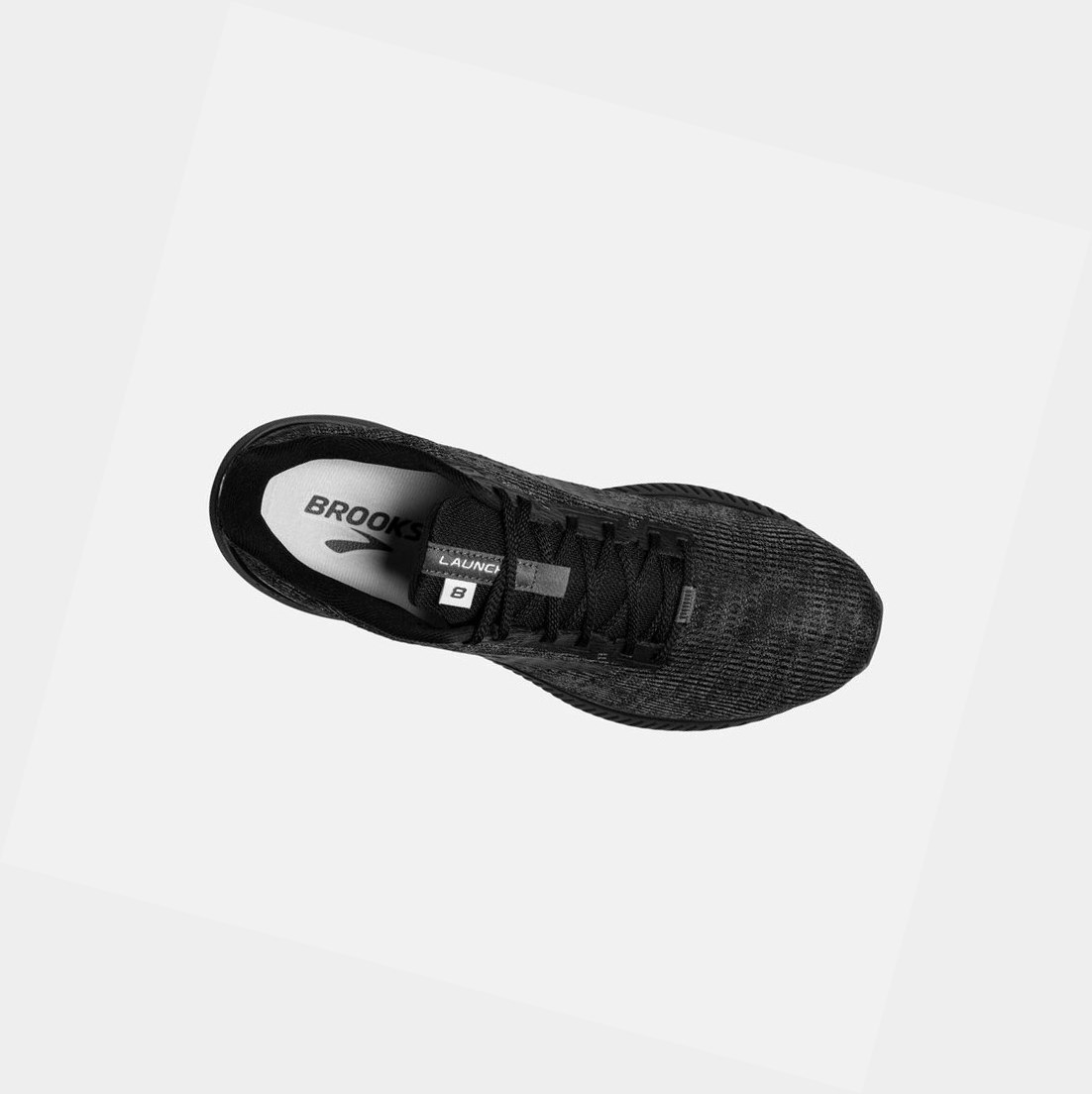 Scarpe Running Strada Uomo Brooks Launch 8 Nere Grigie | ZRCOLS-736