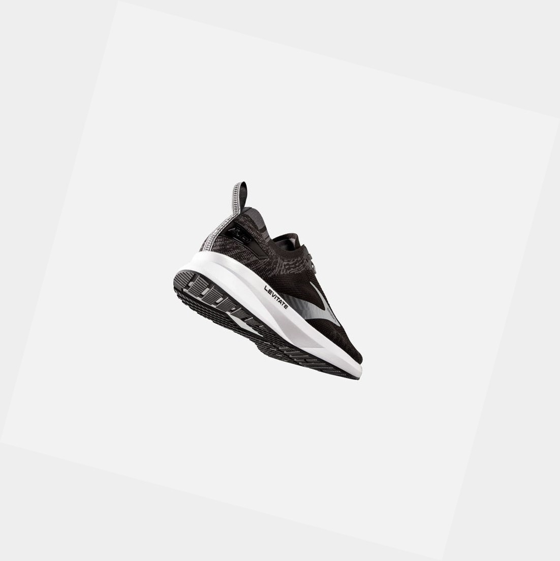Scarpe Running Strada Uomo Brooks Levitate 4 Nere Bianche | DFVBKI-037