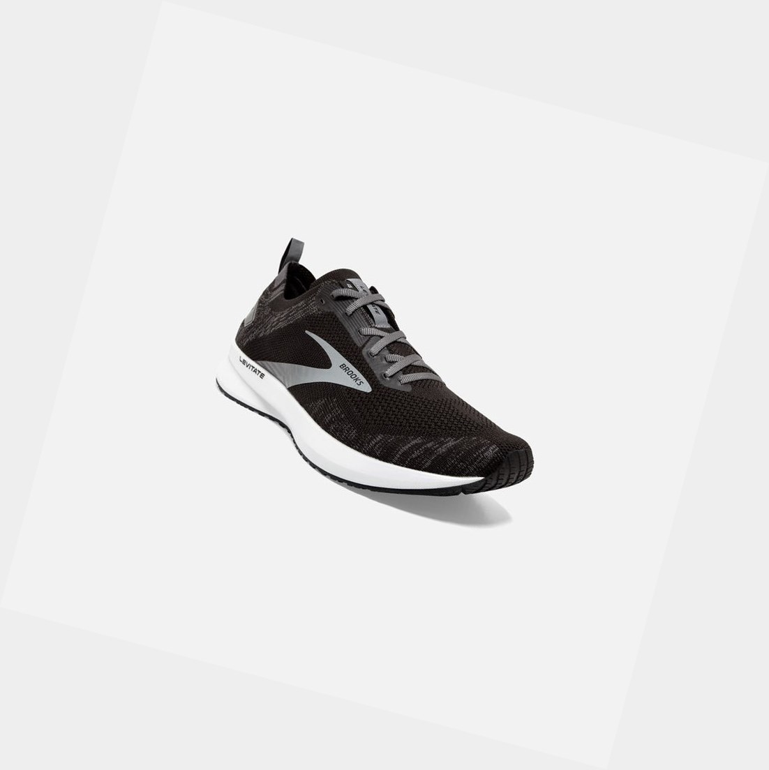Scarpe Running Strada Uomo Brooks Levitate 4 Nere Bianche | DFVBKI-037