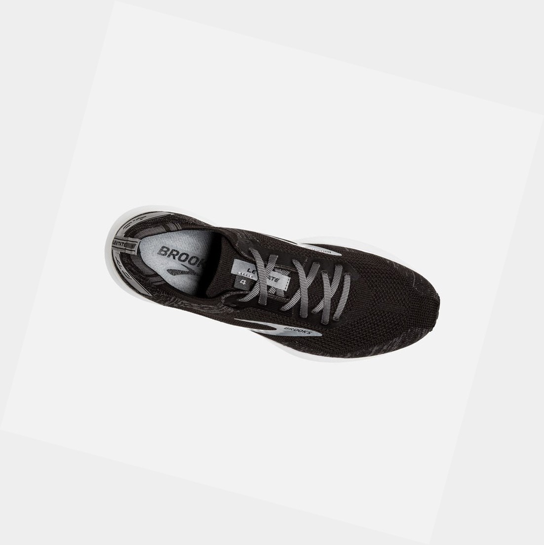 Scarpe Running Strada Uomo Brooks Levitate 4 Nere Bianche | DFVBKI-037