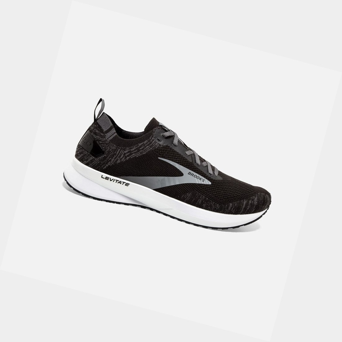 Scarpe Running Strada Uomo Brooks Levitate 4 Nere Bianche | DFVBKI-037