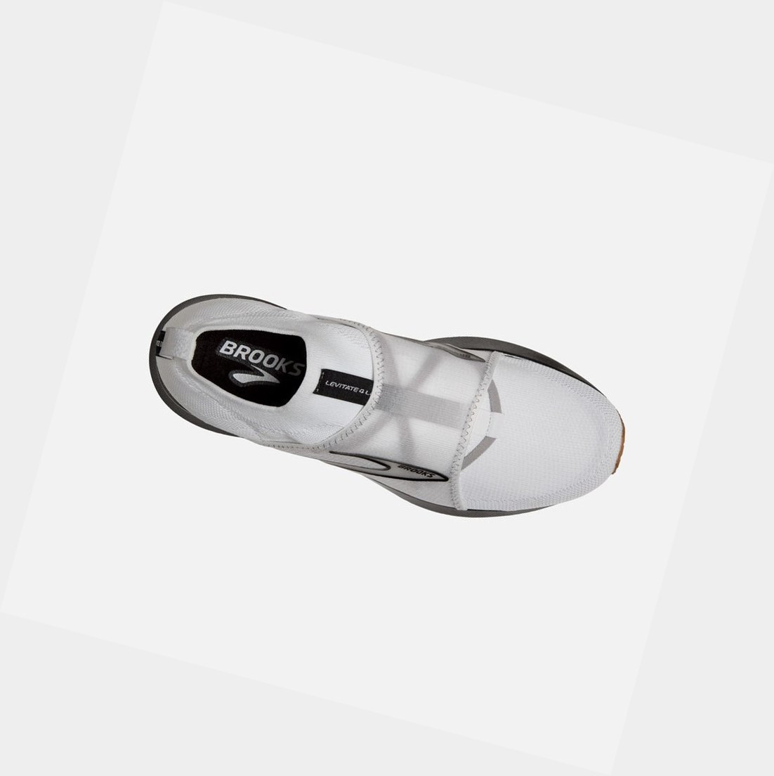 Scarpe Running Strada Uomo Brooks Levitate 4 LE Bianche Nere | EQRVTS-467