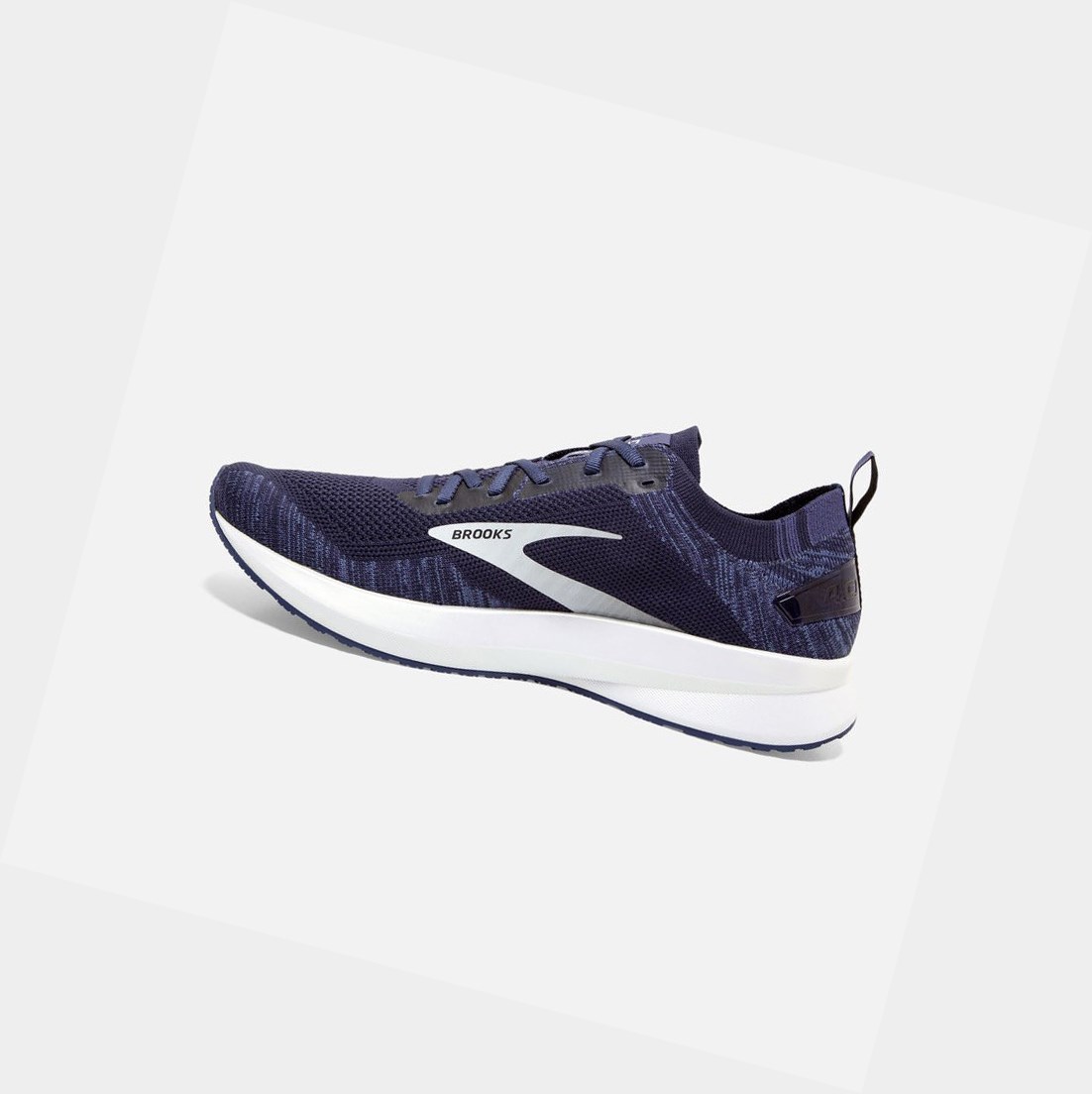 Scarpe Running Strada Uomo Brooks Levitate 4 Blu Marino Grigie Bianche | EQUNKH-097