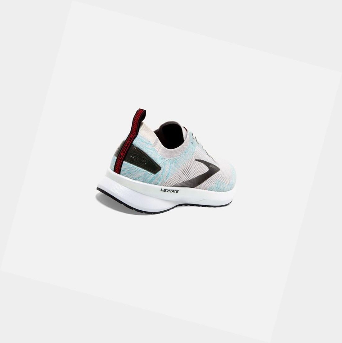 Scarpe Running Strada Uomo Brooks Levitate 4 Grigie Nere | MSEAGW-789