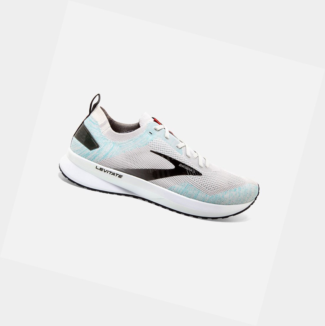 Scarpe Running Strada Uomo Brooks Levitate 4 Grigie Nere | MSEAGW-789