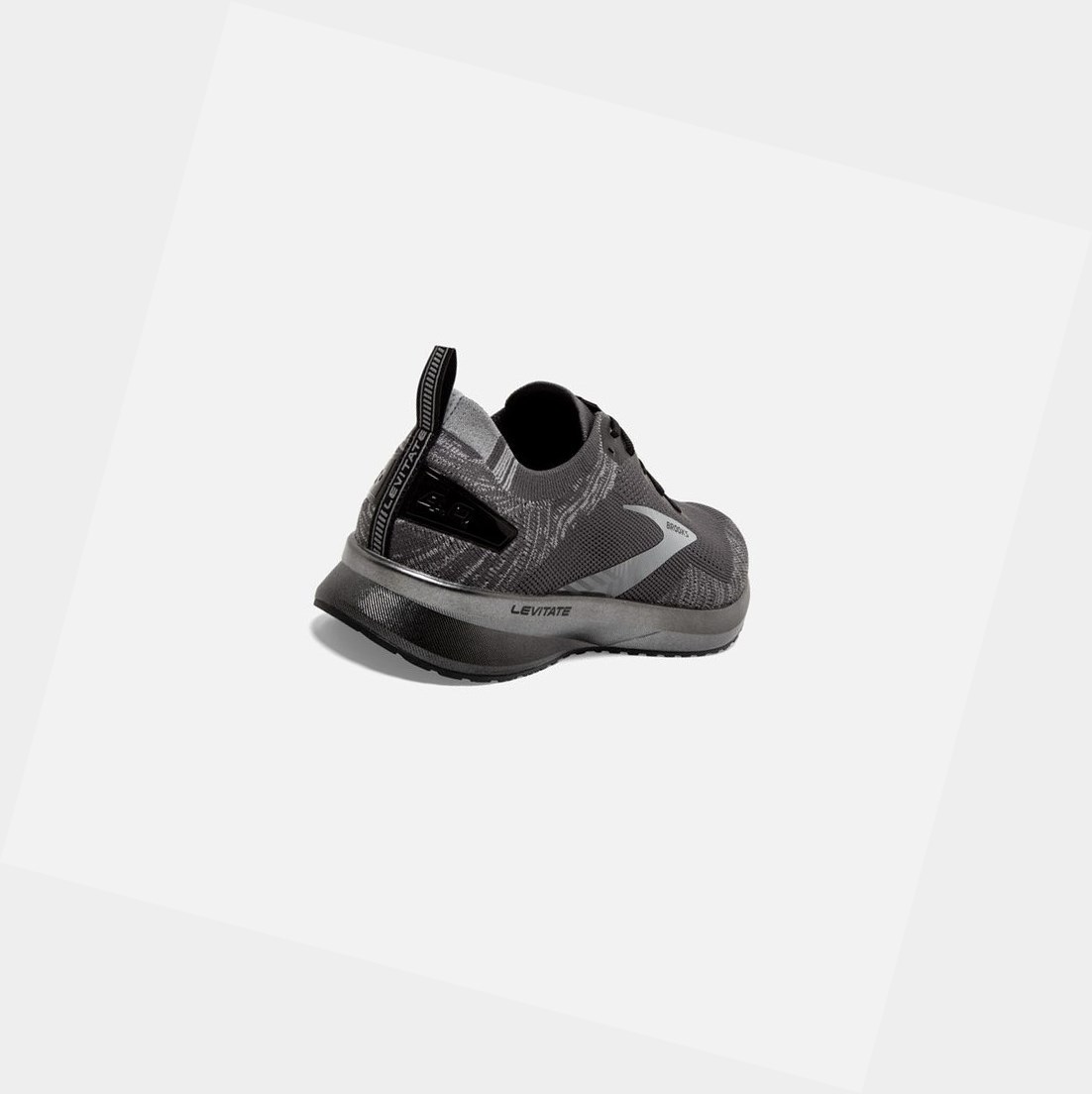 Scarpe Running Strada Uomo Brooks Levitate 4 Grigie Nere | OVZGTI-690