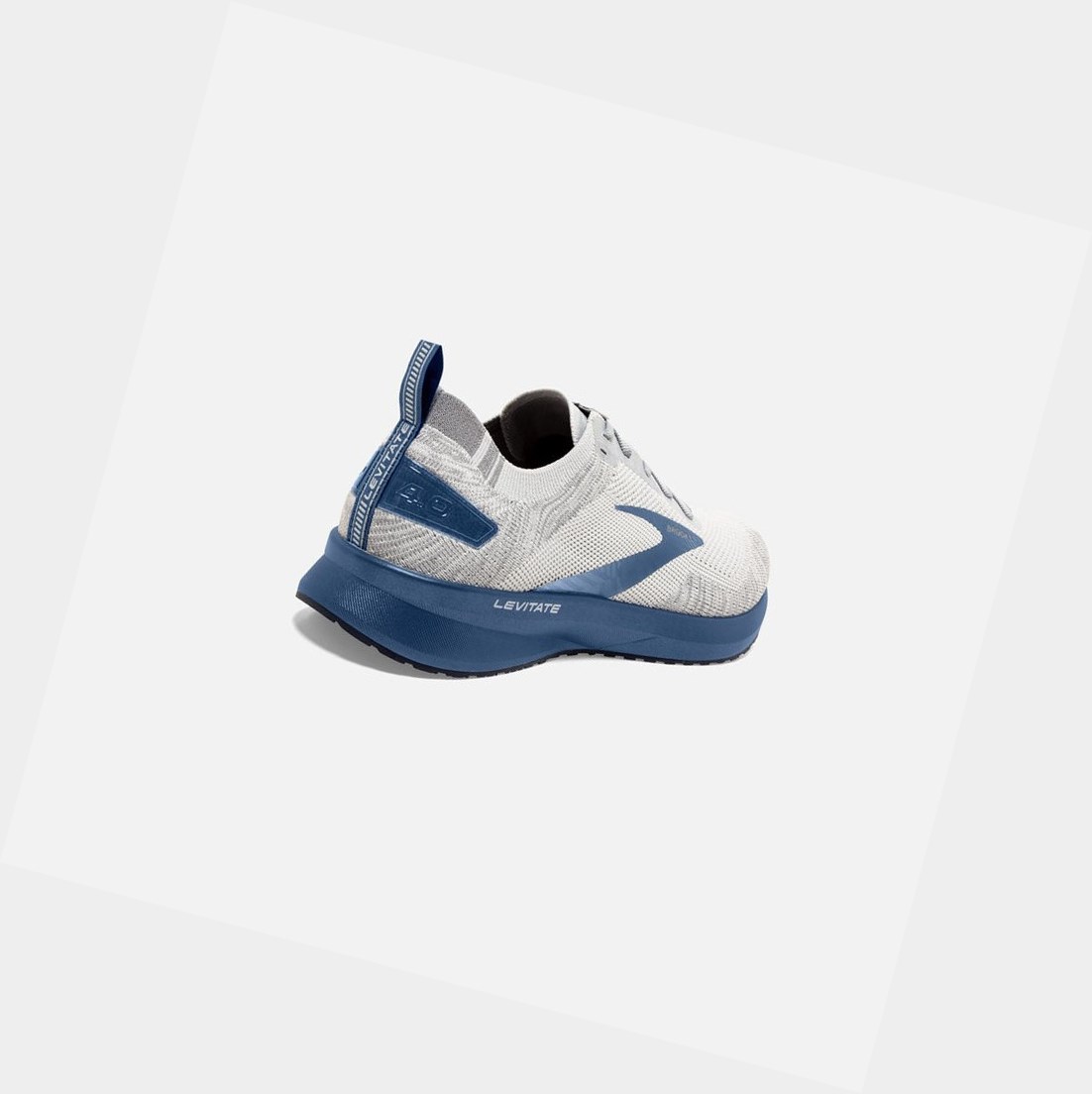 Scarpe Running Strada Uomo Brooks Levitate 4 Grigie Blu | PZTEGU-958