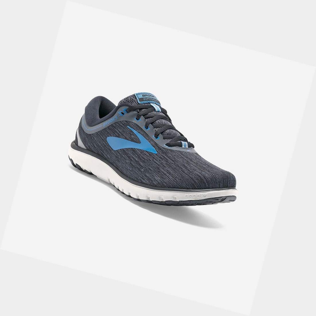 Scarpe Running Strada Uomo Brooks PureFlow 7 Nere Corallo | KGOYEH-921