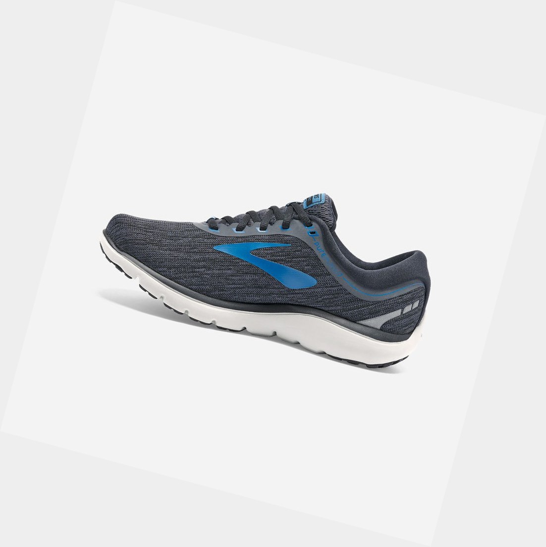 Scarpe Running Strada Uomo Brooks PureFlow 7 Nere Corallo | KGOYEH-921