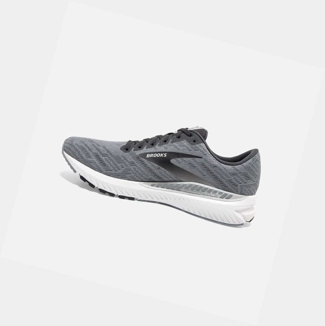 Scarpe Running Strada Uomo Brooks Ravenna 11 Grigie Bianche | CBVOHP-185