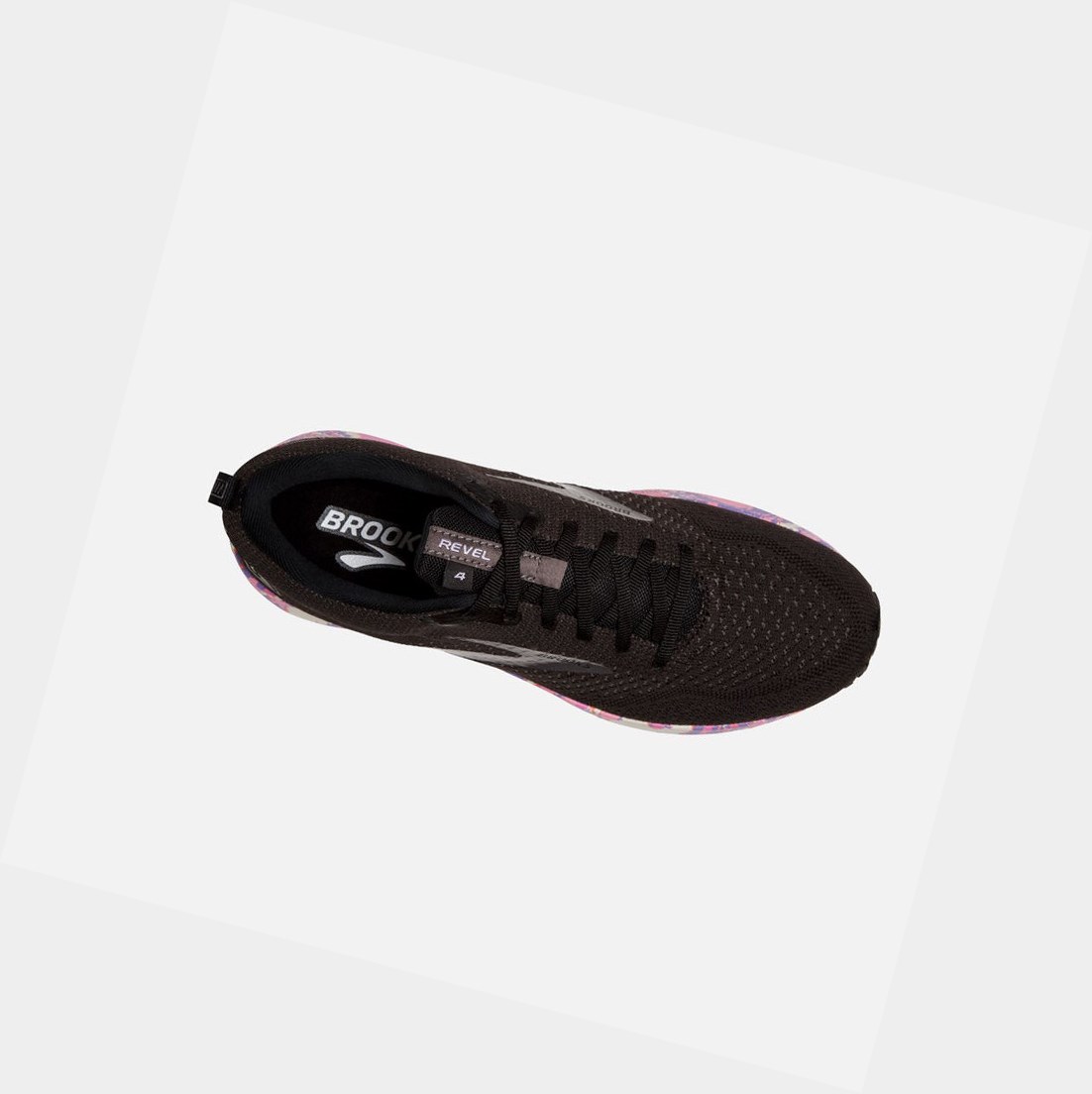 Scarpe Running Strada Uomo Brooks Revel 4 Nere | OCGZSK-541