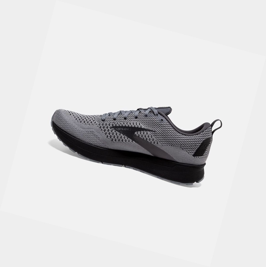 Scarpe Running Strada Uomo Brooks Revel 4 Grigie Nere | RMSHEC-039