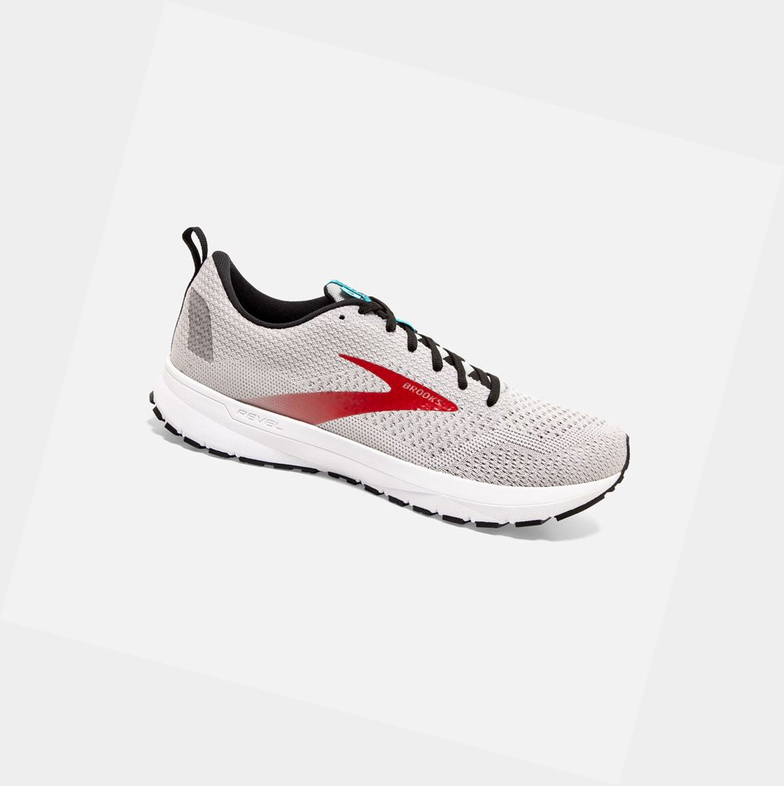 Scarpe Running Strada Uomo Brooks Revel 4 Grigie Nere | UICLKA-781