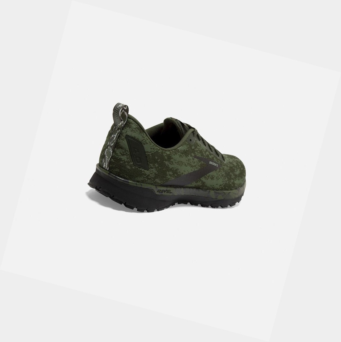 Scarpe Running Strada Uomo Brooks Revel 4 Verdi Nere Verdi | WCESMT-158