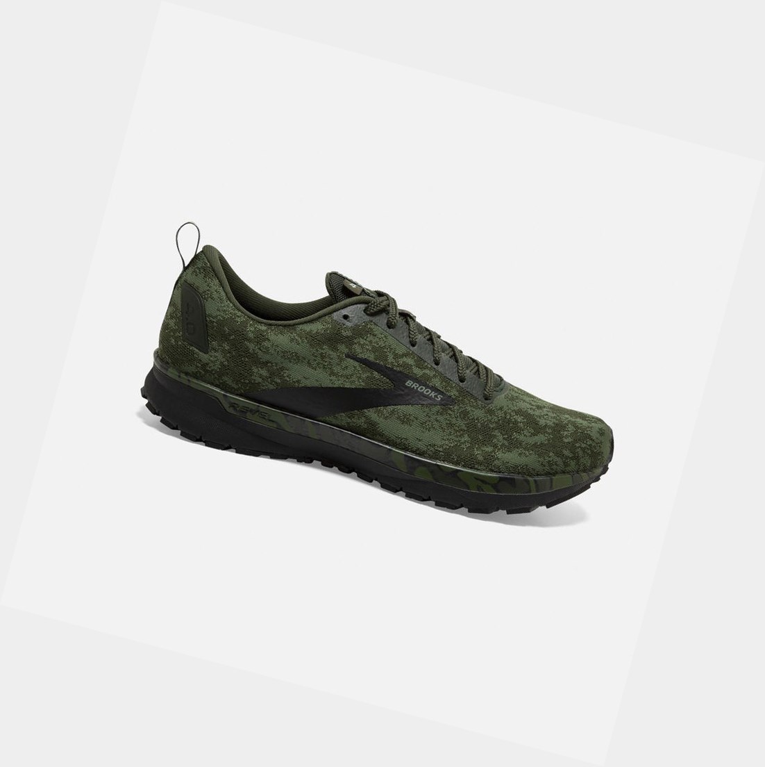 Scarpe Running Strada Uomo Brooks Revel 4 Verdi Nere Verdi | WCESMT-158