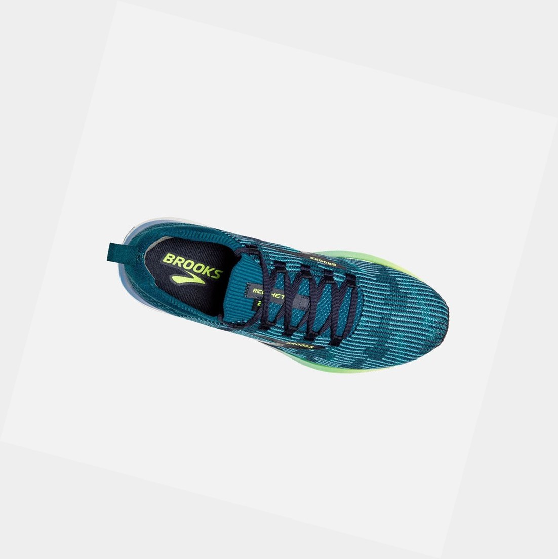 Scarpe Running Strada Uomo Brooks Ricochet 2 Blu Blu Marino | SPIAUT-246