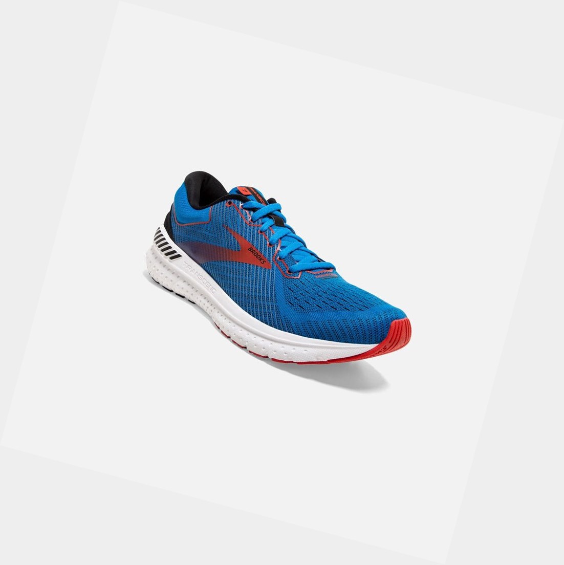 Scarpe Running Strada Uomo Brooks Transcend 7 Nere Rosse | BLCAPE-140