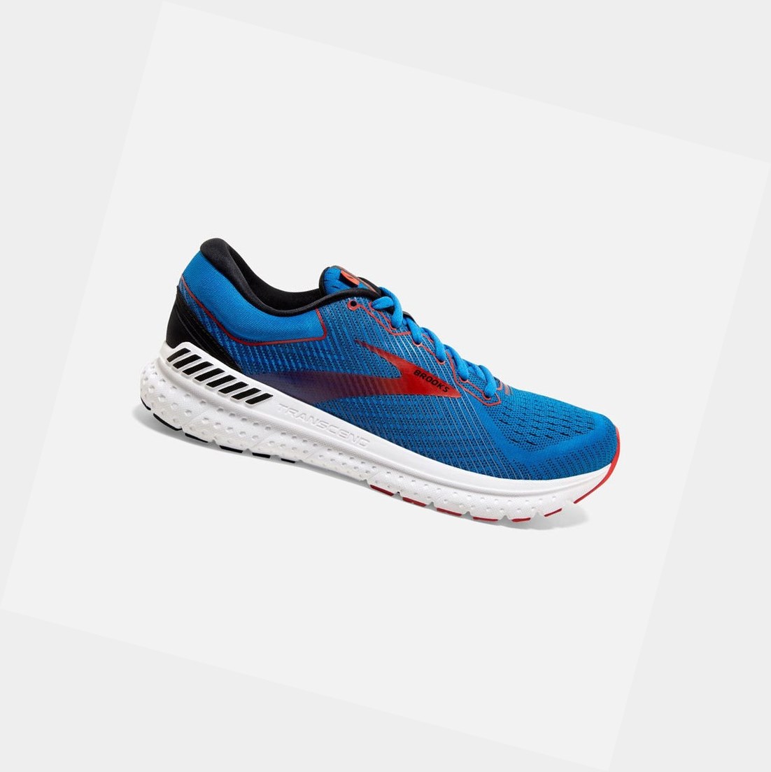Scarpe Running Strada Uomo Brooks Transcend 7 Nere Rosse | BLCAPE-140