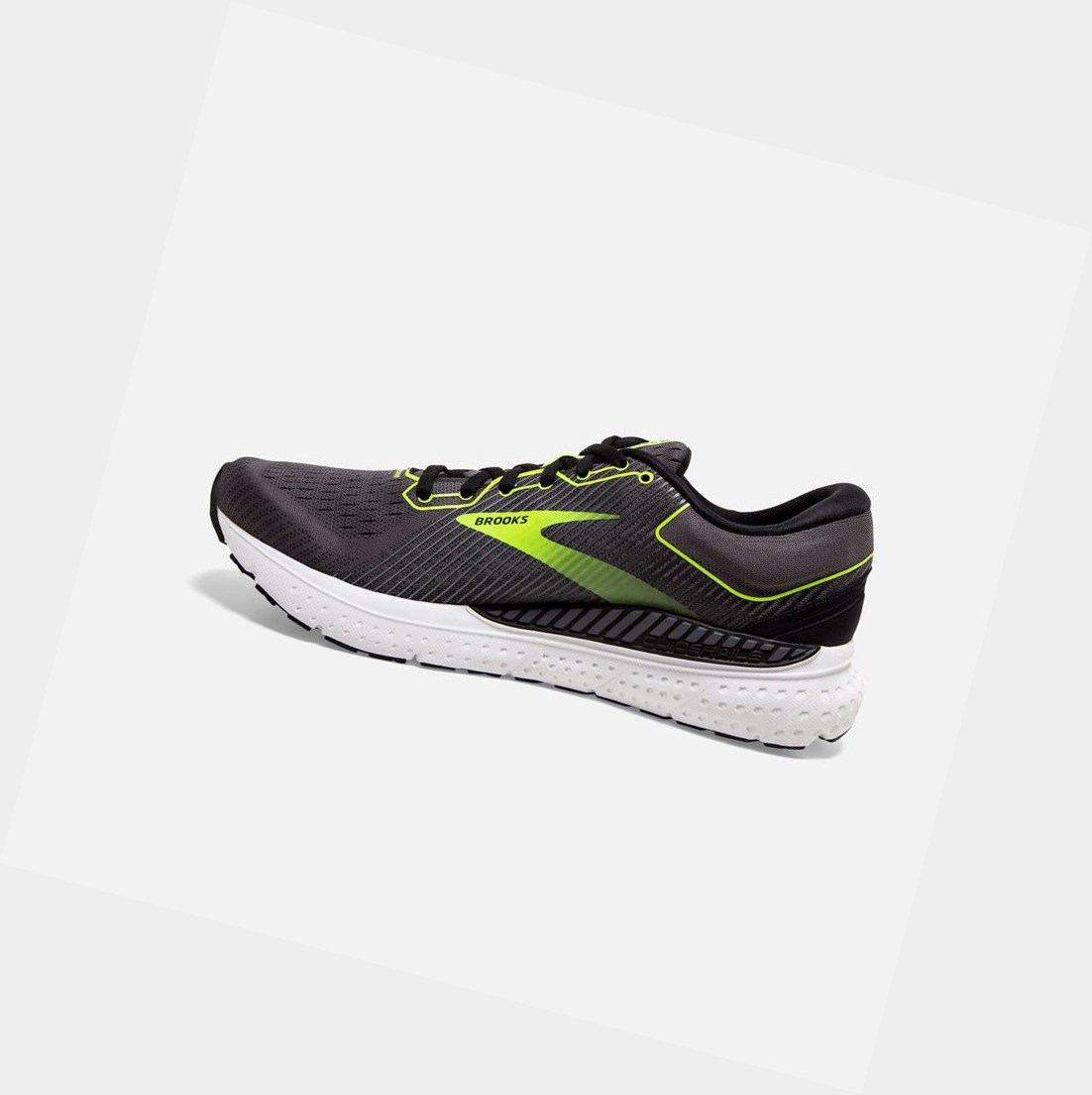 Scarpe Running Strada Uomo Brooks Transcend 7 Nere | HSLDGW-715